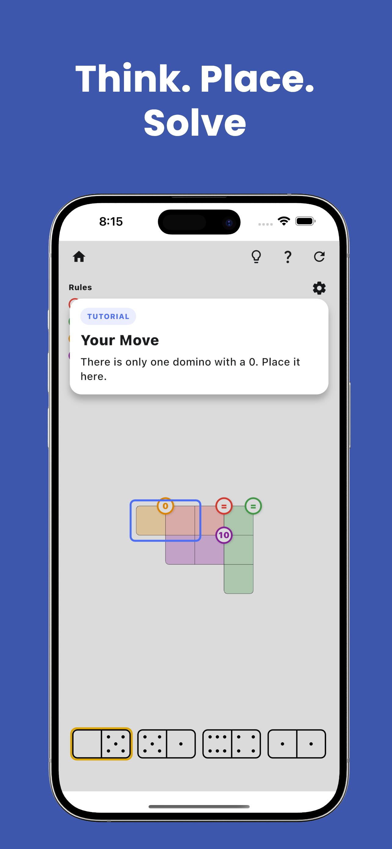Piply tutorial explaining a player move